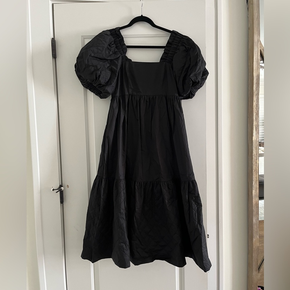 Brand New w/ tags-Crosby by Mollie Burch black midi length dress